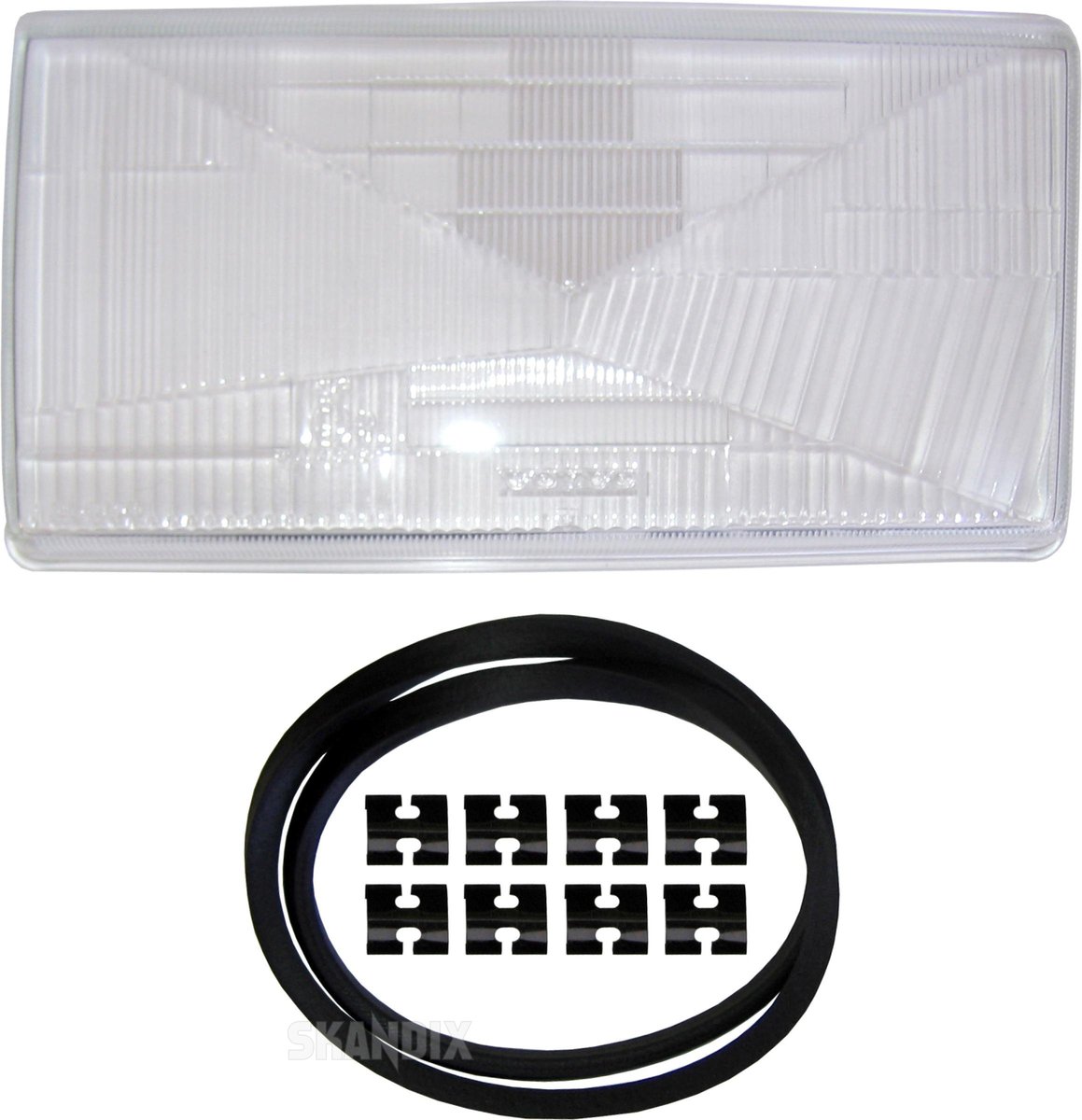 1003776 forlygteglas venstre volvo 740, 1990-92 - Billede 1