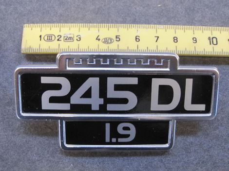1254206 Emblem 245DL sort 1254206 - Billede 1