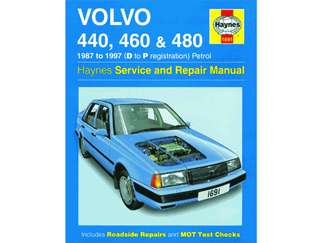 1691 Volvo 440 460 480 engelsk - Billede 1