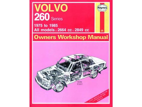 260_eng Volvo 260 engelsk - Billede 1