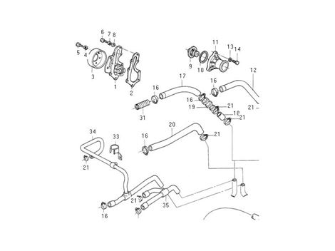 30760272-volvo-k-C3-B8lerslange kølerslange volvo 440 460 1990-97 - Billede 1