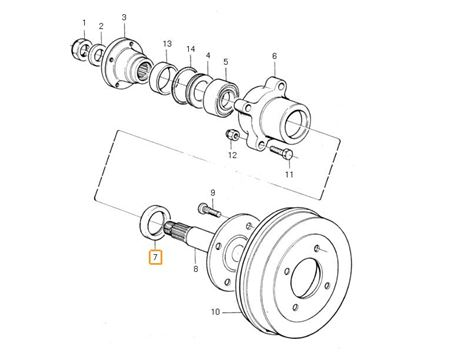 3294836-sealing-ring Sealing ring volvo 360 - Billede 1