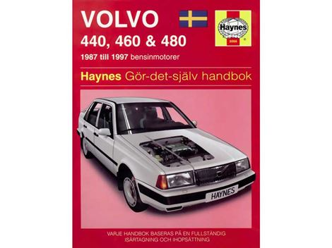 440serie_svensk Volvo 440 460 480 svensk - Billede 1