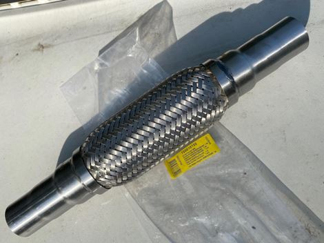 700010100 Flexmuffe 45mm-48mm, flexibel på midten, 400mm lang - Billede 1