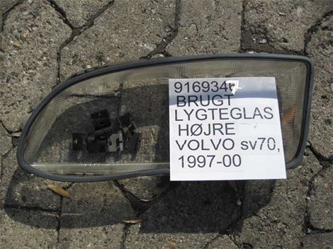 9169347 Lygteglas højre 9169347B, Volvo S70/V70, 1997-00, brugt - Billede 1