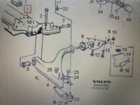 Bærekugle volvo 240 260 venstre SERVO - Billede 3