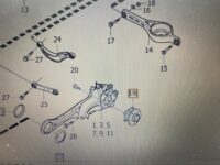 Hjulleje bagaksel – venstre/højre inkl. nav og ABS-sensor, Volvo S60 (2011-2018), S80 (2007-), V60 (2011-2018), V70 (2008-), XC70 (2008-) - Billede 2