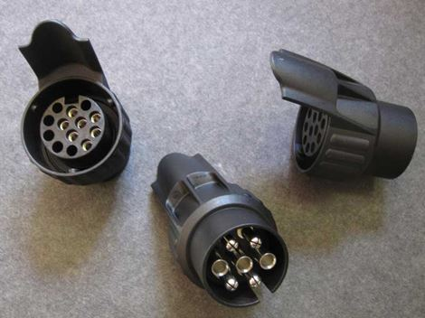 adaptor-13_7-nr Adaptor 13 pol til 7 pol. Anhængertræk V40 XC60 V70 XC - Billede 1