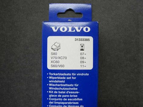 f-visker-31333385 Viskerblad forrude volvo V60 V70 S80 - Billede 1