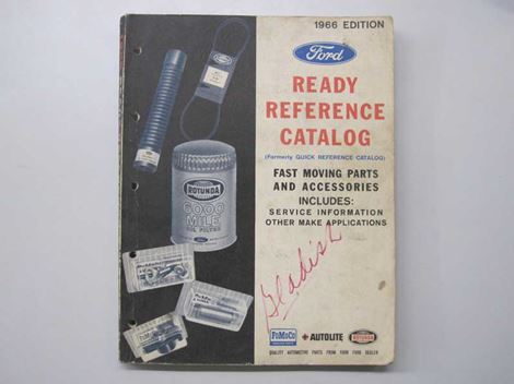 ford-reference-catalog 1966 Ford ready reference catalog - Billede 1