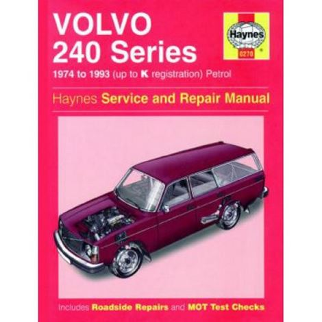 haynes-200270 Volvo 240 engelsk - Billede 1