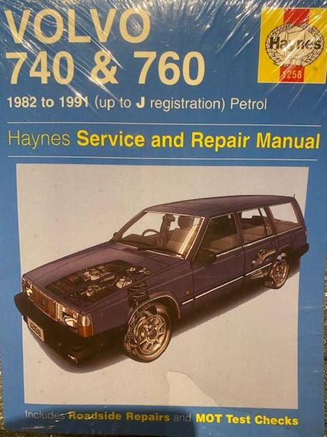haynes-201258-20volvo-20740-20760 Volvo 740 - 760 engelsk - Billede 1