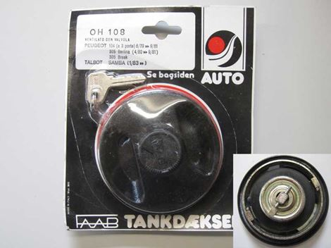 oh108-tankd-C3-A6ksel Tankdæksel OH108, Peugeot 104/305, Talbot Samba - Billede 1