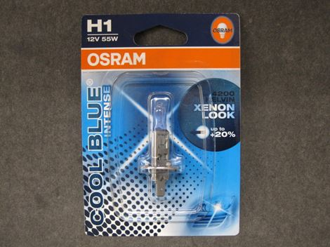 osram-20655424 osram H1 Cool Blue intense +20 prc. lys - Billede 1