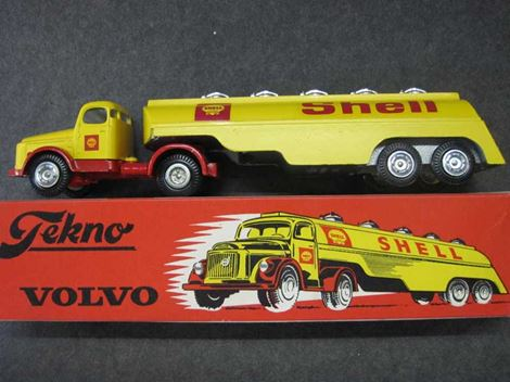 shell-tankvogn Tekno nr 434 Volvo tankvogn Shell - Billede 1