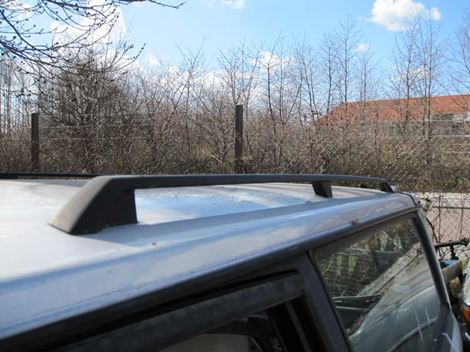 tagspoiler-245 Brugte tagrails, sorte, Volvo 240, sæt (2 stk) - Billede 1