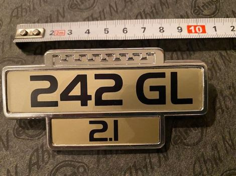 volvo-20242gl Emblem 242GL - Billede 1