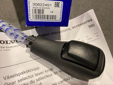 volvo-2030622491 Gearknop automat, volvo S60 S80 V70 - Billede 1