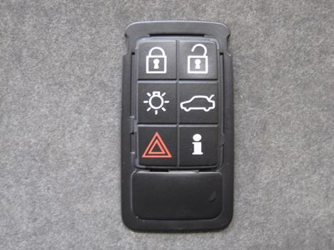 volvo-2030659340 Trykknap panel 6 til fjernkontrol volvo V60 XC60 V70 XC70 S80 - Billede 1