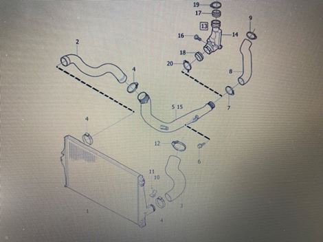 volvo-2030740896-20silencer-20til-20turbo Indløbsrør turbo SILENCER, volvo S60 V70 XC90 VX70 - DIESEL - Billede 1