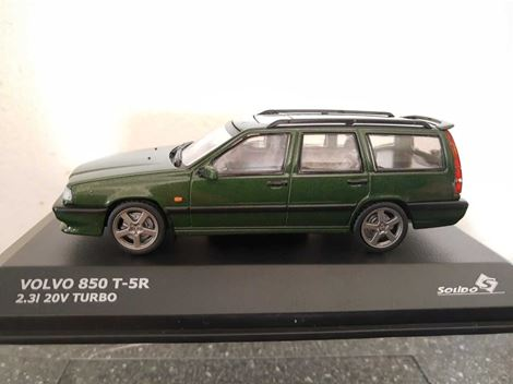 volvo-20850-20t5r-20green-20gr-C3-B8n Volvo 850 T5R green grøn, modelbil - Billede 1