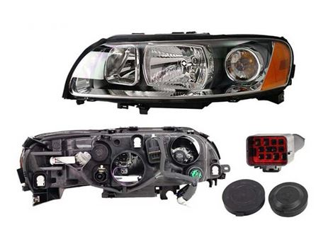 volvo-30698835 Forlygte volvo V70 V70XC 2005-07 m/ lygtejustering - Billede 1