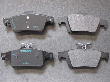 volvo-30742031 Bremseklodser bag, original volvo S40 V70 C30 C70 - Billede 1