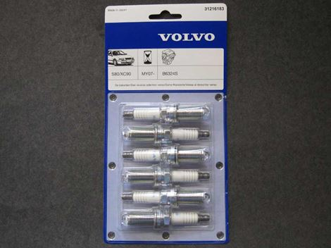 volvo-31216183 Tændrørssæt – original Volvo, Volvo S80 V70 XC70 XC60 XC90, B6324S - Billede 1