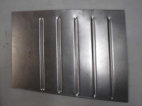 volvo-96014 bundplade venstre foran 210/445 1953-68 - Billede 1