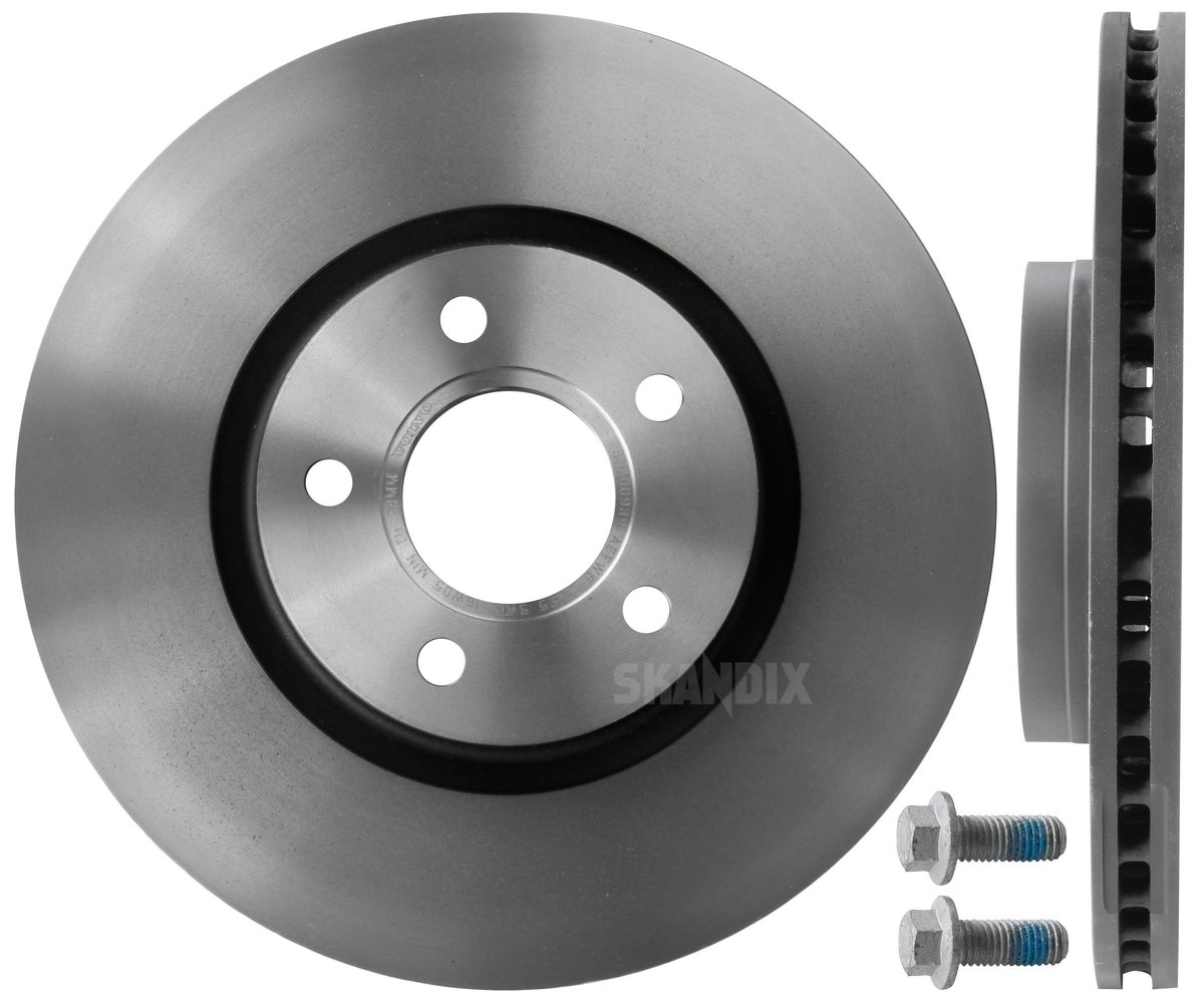 1013366 Bremseskive foran, original volvo C30 S40 V50 C70, 16" ø300 mm - Billede 1