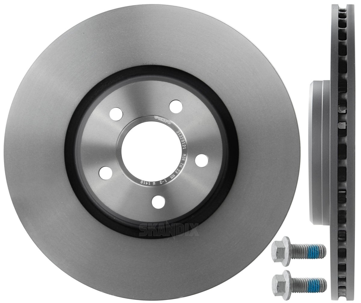 1013367 Bremseskive foran volvo S40 V50 C70, Ø320 mm, original - Billede 1