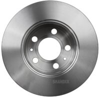 Bremseskive foran 68mm skåldybde 270733, Volvo P1800 - Billede 2
