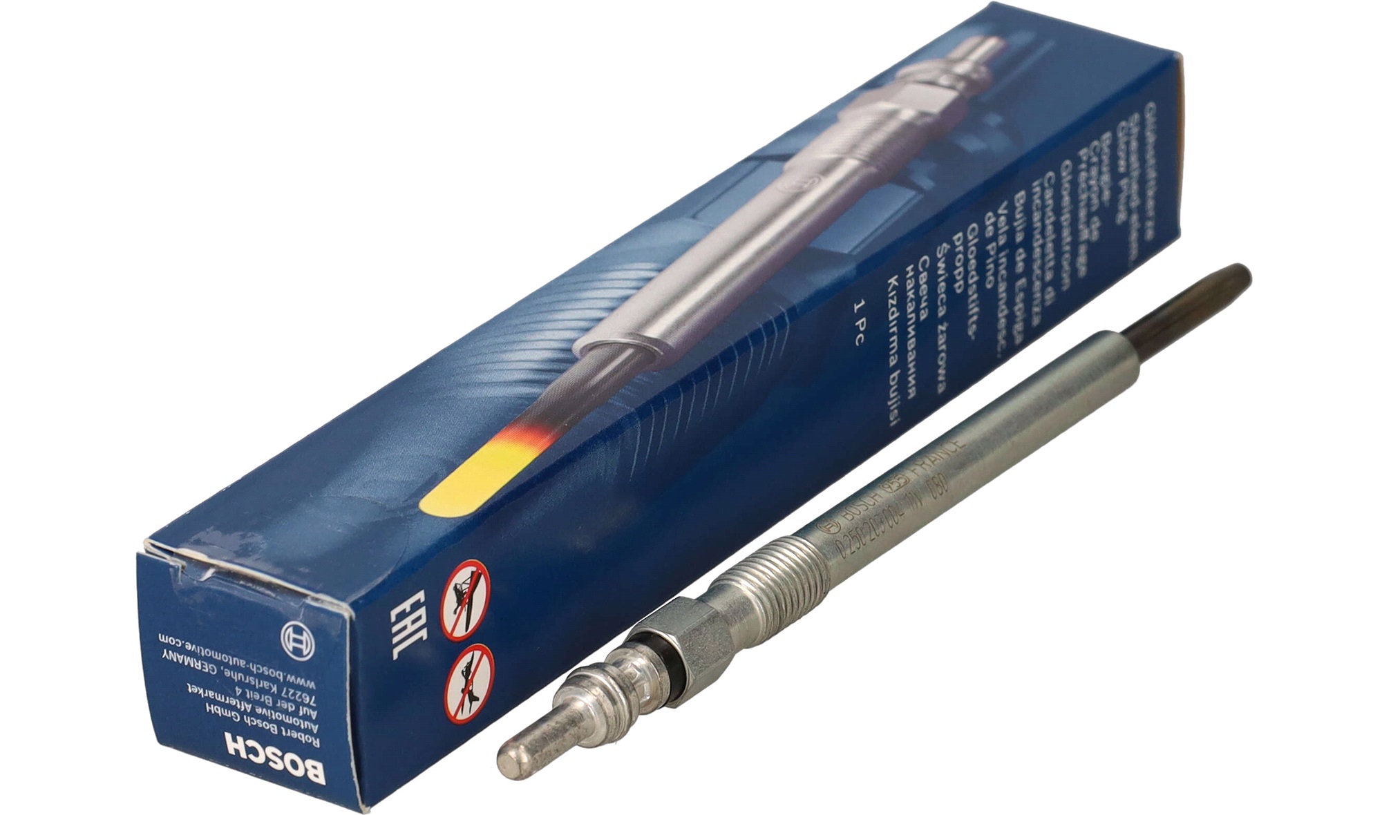 999627900069_0_m_1180_2000 Gløderør – Bosch 11V, Volvo S60 S80 V70 XC70 XC90, D5244T / D5244T2 / D5244T3 - Billede 1