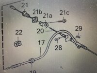 Plastic til kabelgennemføring højre 1329524, V 740/940 - Billede 2