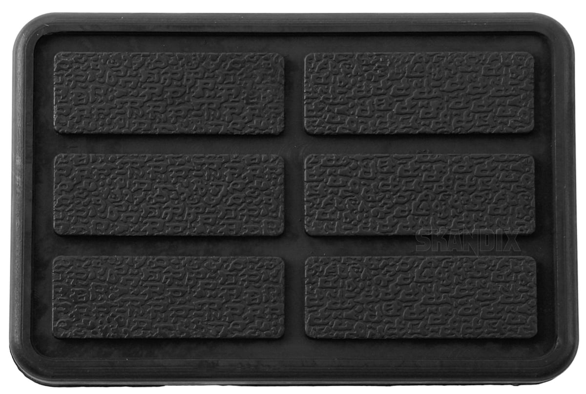 1000732 Pedalgummi til bremsepedal (automatisk gear), Volvo 140, 164, 200, 400, 700, 900, P1800, P1800ES, S90, V90 (-1998) - Billede 1