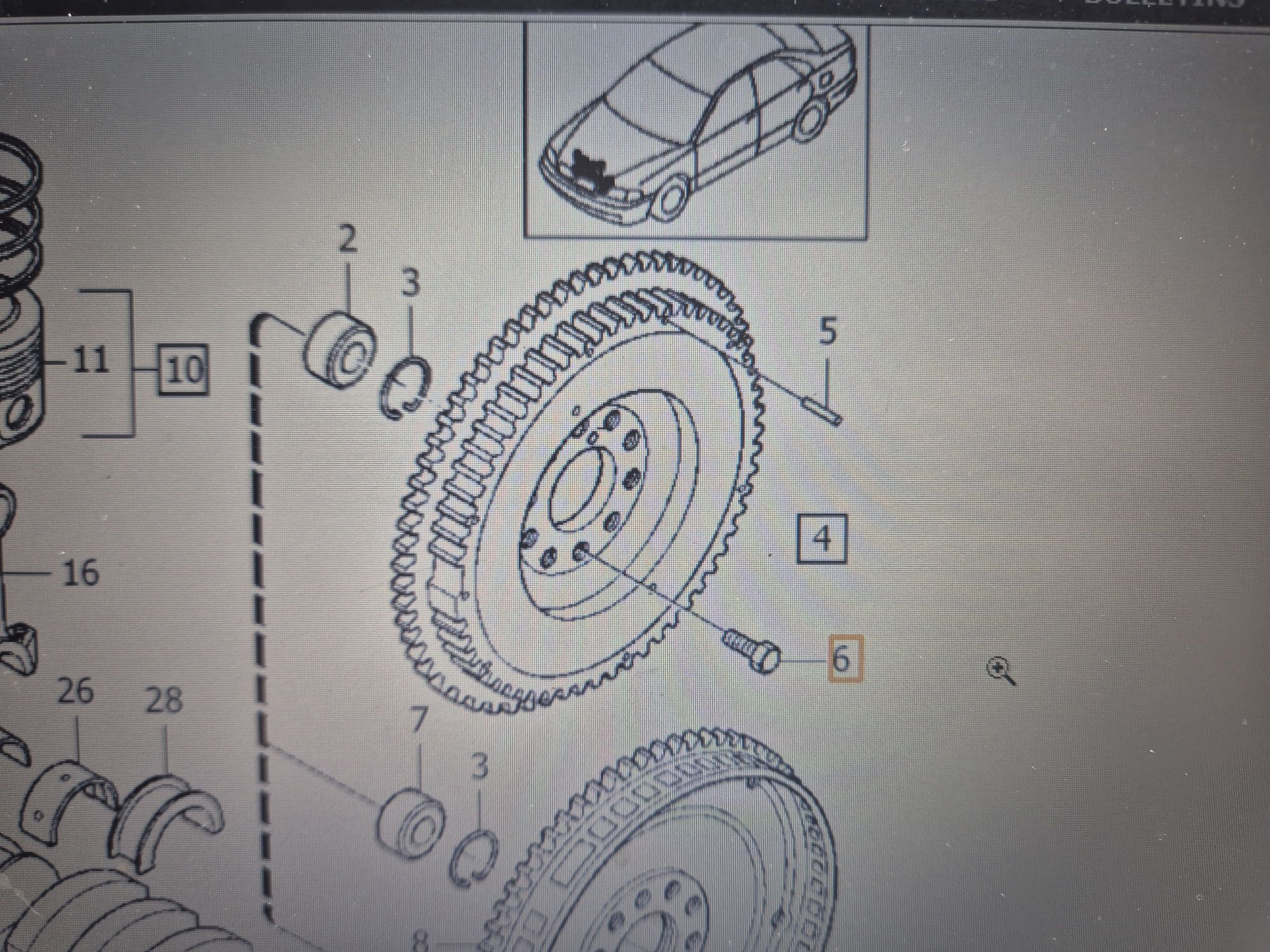20250925_1306317432992932230900375.jpg Boltsæt til montering af svinghjul volvo V70 - Billede 1
