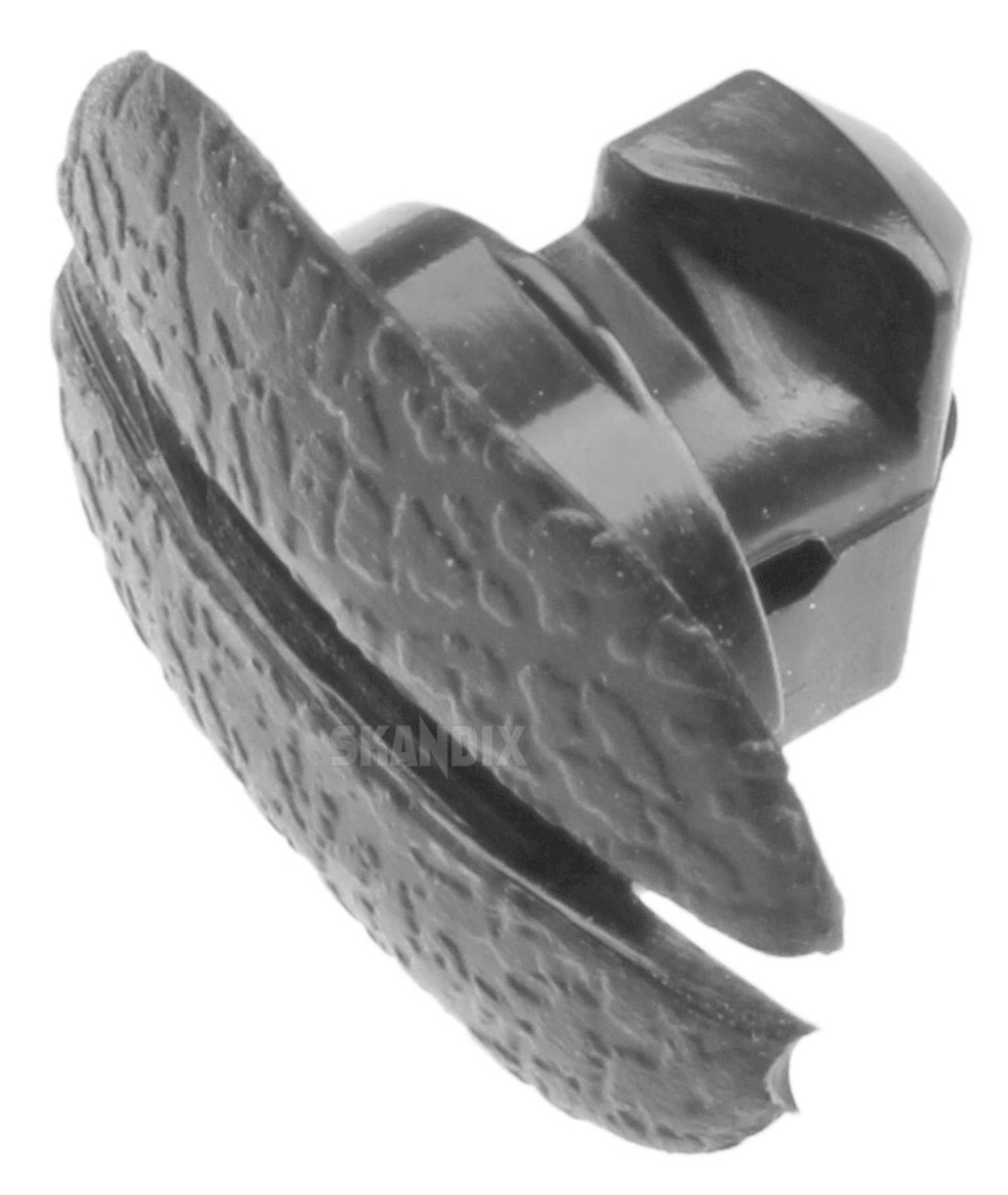 1032873 Clips, indvendig panel instrumentbræt oval, Grå, Volvo 200 - Billede 1