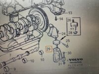 Beslag, motorophæng højre nederst, Volvo 200 - Billede 3