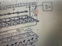Halvmånepakning, ventildæksel, Volvo 200, 300, 700, 900 - Billede 3