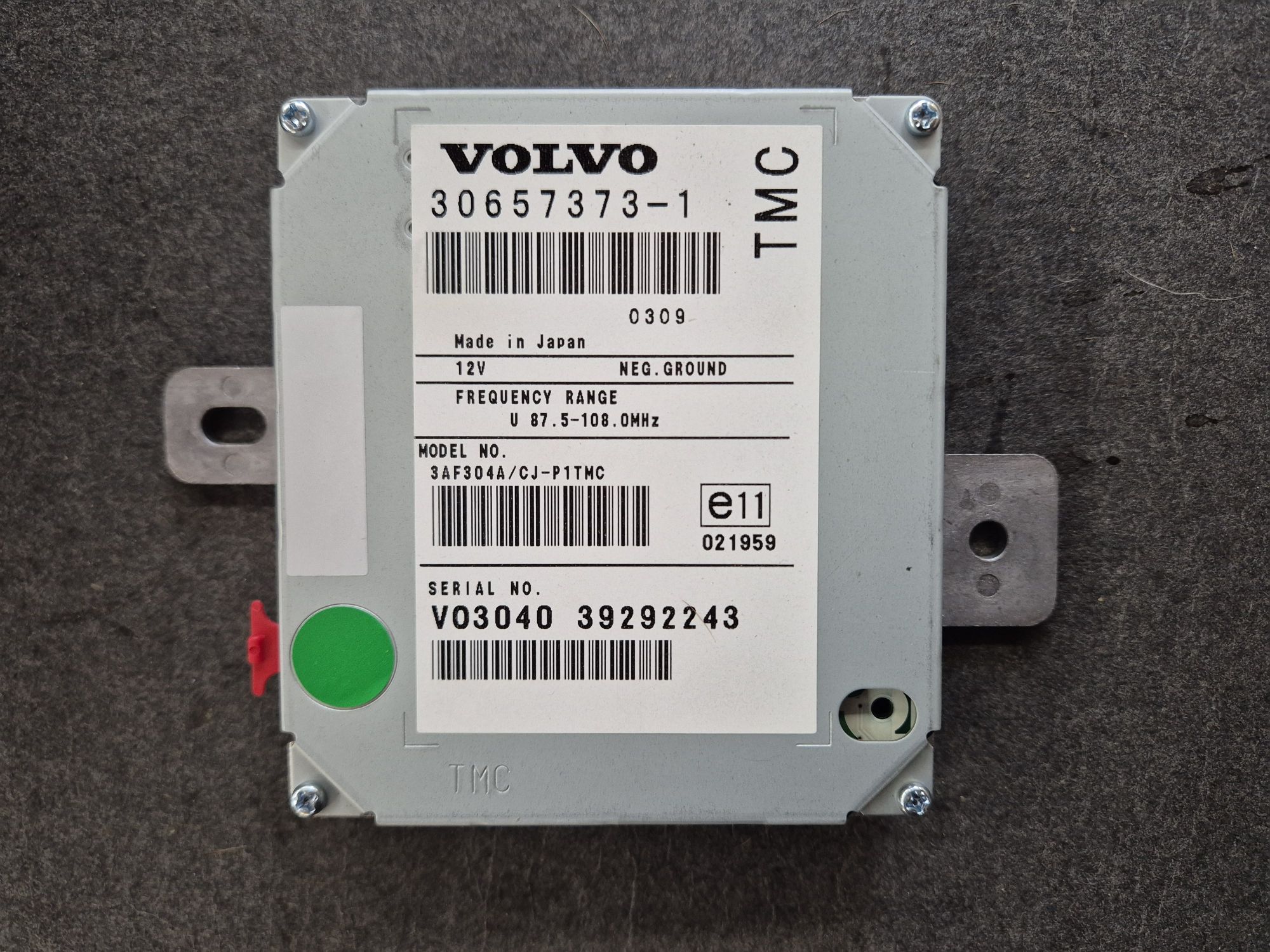 wp-17712470843756007599389350597600.jpg Radiostyringsenhed / forstærker (ECU), Volvo C30, S40, V50 2004-12 - Billede 1