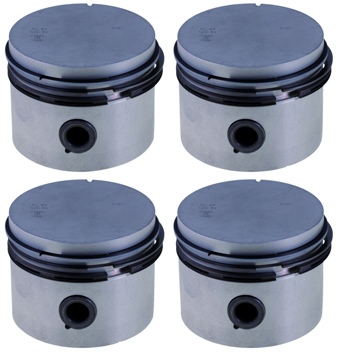 272008_1 Stempelsæt (4 stk.) med ringe B19/B20/B30 74-, standard - Billede 1