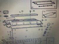 Pakningssæt, ventildæksel, Volvo 700, 900 - Billede 2
