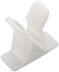 Clips til dørpanel (hvid, original Volvo) 1338144, Volvo 700, 900, S90, V90 (-1998) - Billede 3