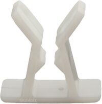 Clips til dørpanel (hvid, original Volvo) 1338144, Volvo 700, 900, S90, V90 (-1998) - Billede 4