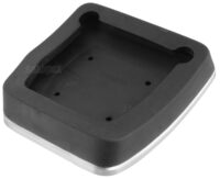 Pedalbeklædning til bremsepedal – R-Design (alu/gummi, original Volvo), Volvo S80 (2007-), V70, XC70 (2008-) - Billede 2
