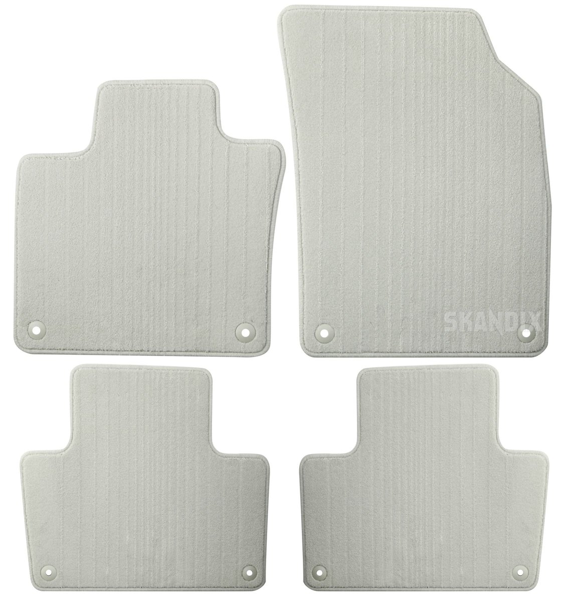 1058897 Tekstil gulvmåtter sæt – original Volvo (blonde, 4 dele), Volvo XC90 (2016-) indtil ch. nr.: 453708 - Billede 1