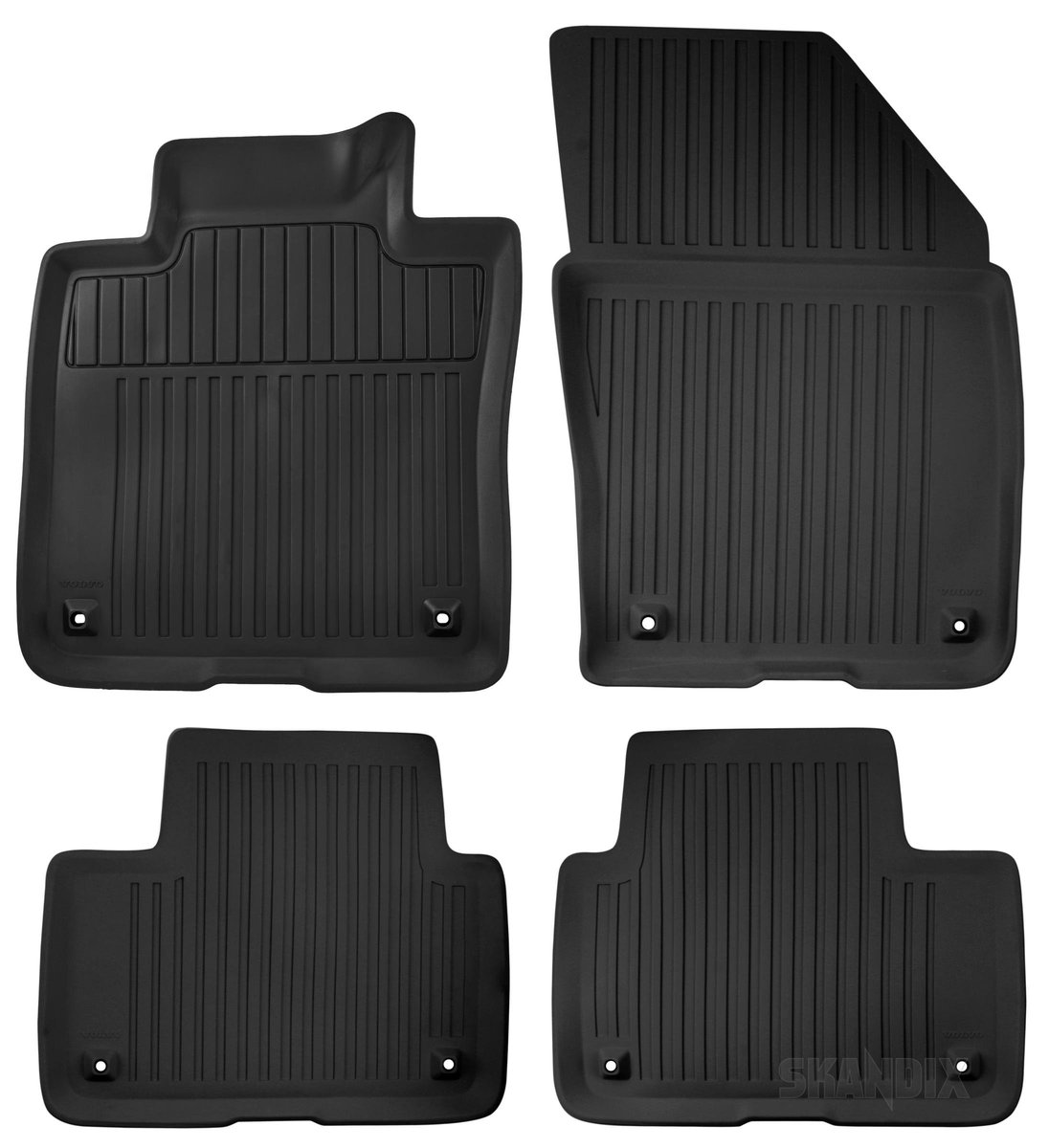 1091779 Gulvmåtter sæt (original Volvo, charcoal solid) 32357453, Volvo S60/V60/V60 CC - Billede 1