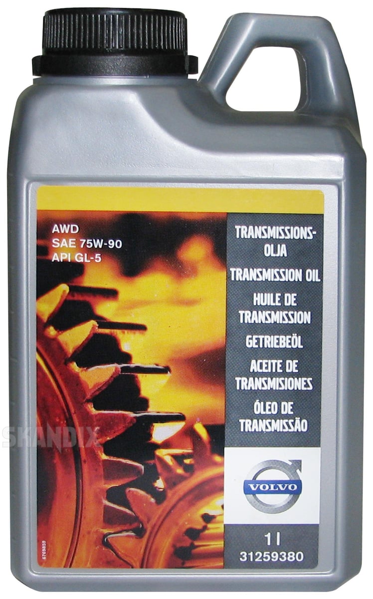 1015892 Gearolie til vinkelgear – 1 liter (original Volvo) - Billede 1